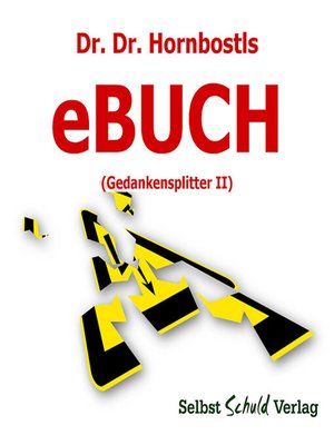 cover image of Dr. Dr. Hornbostls eBuch (Gedankensplitter II)
